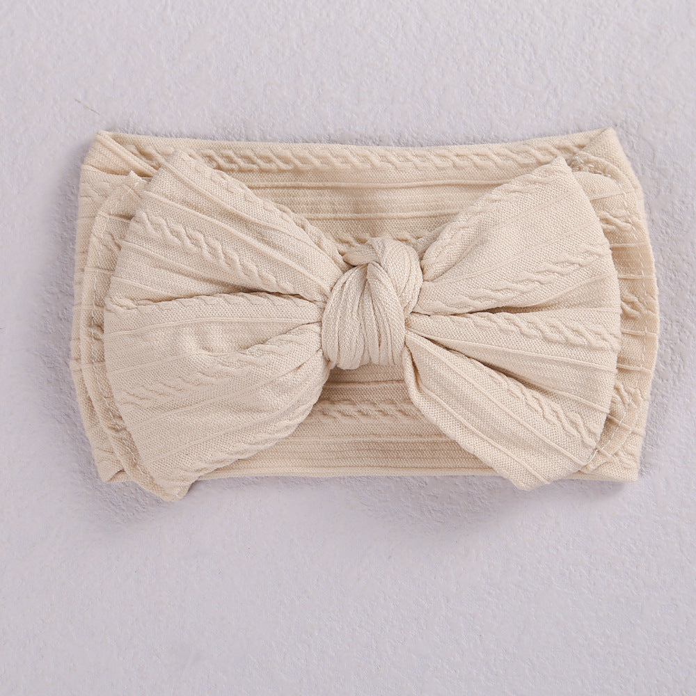 Wholesale Double-layer Bow Children's Nylon Headbands